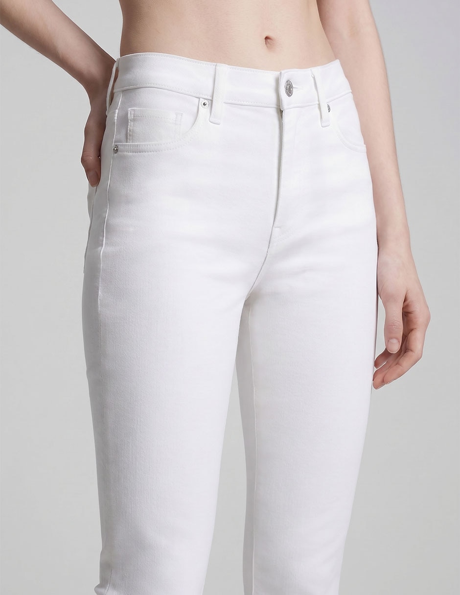 Jeans skinny corte cintura para mujer 3