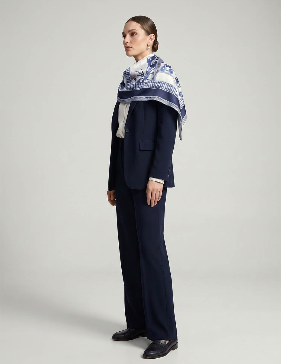 Pashmina con estampado floral para mujer 3