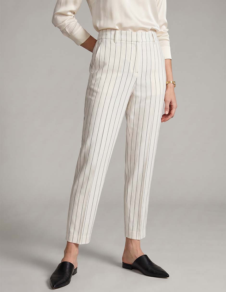Pantalón capri recto para mujer Pantalón capri recto para mujer