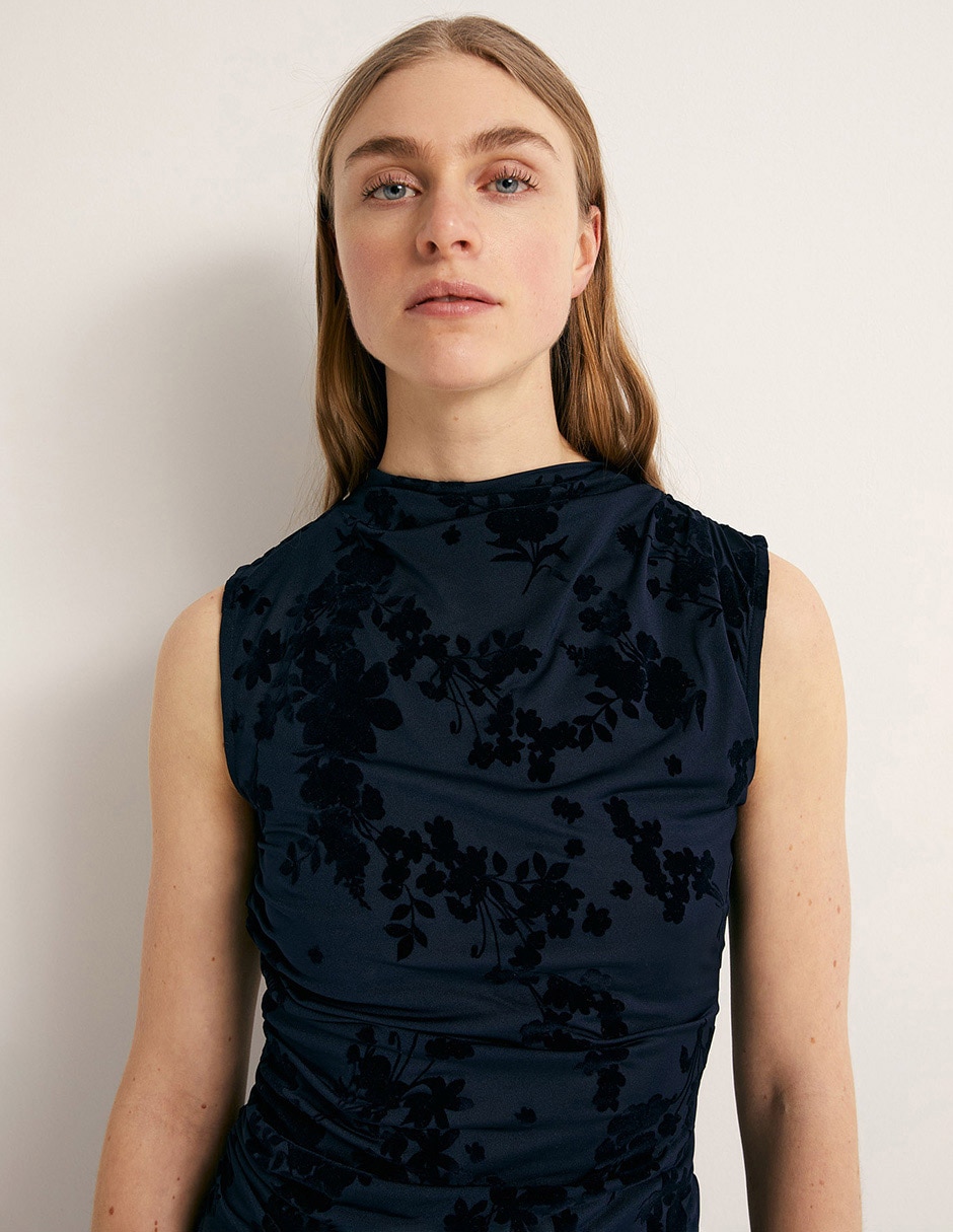 Vestido cropped casual para mujer 5