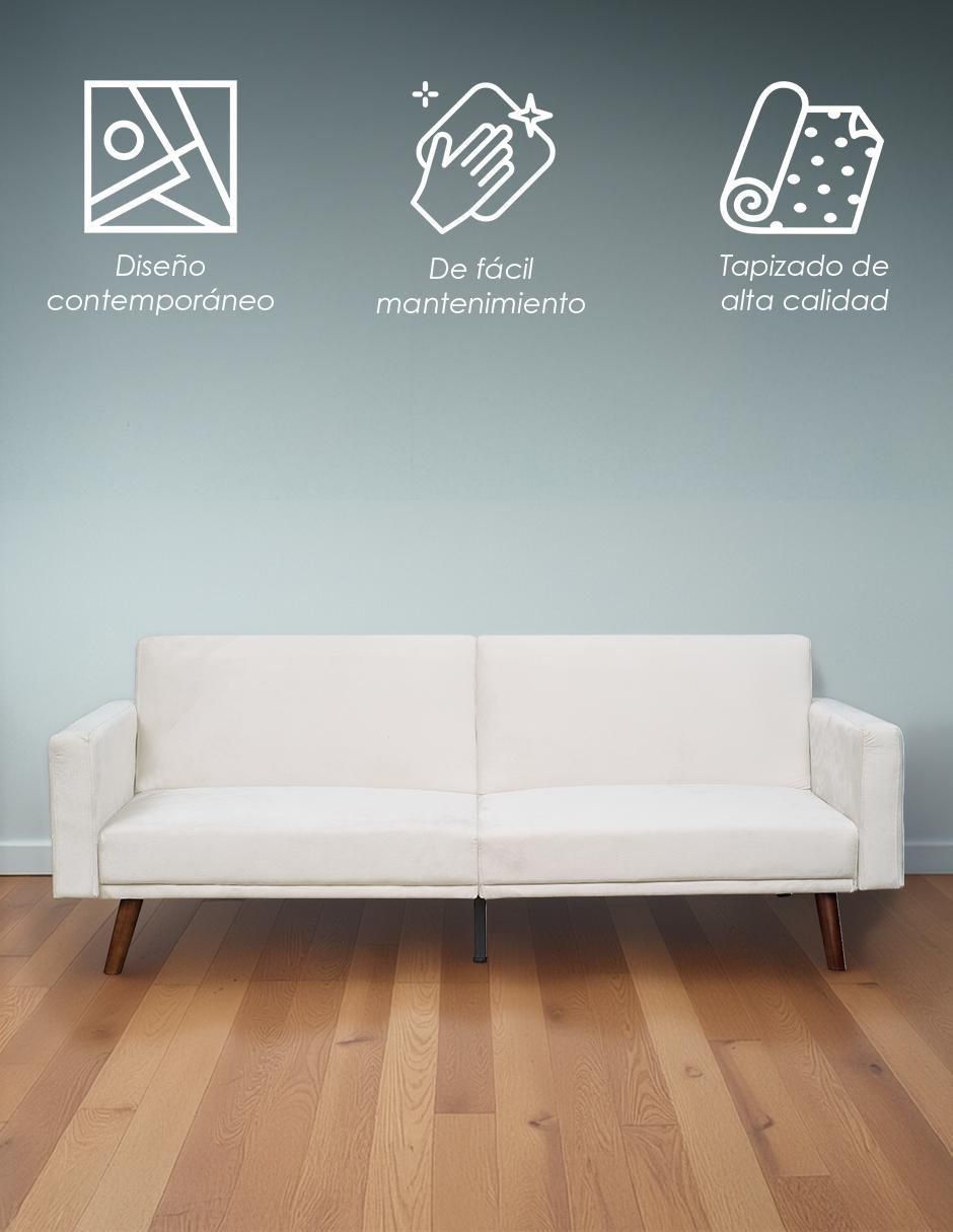 Sofá cama armable Aren de lino 6
