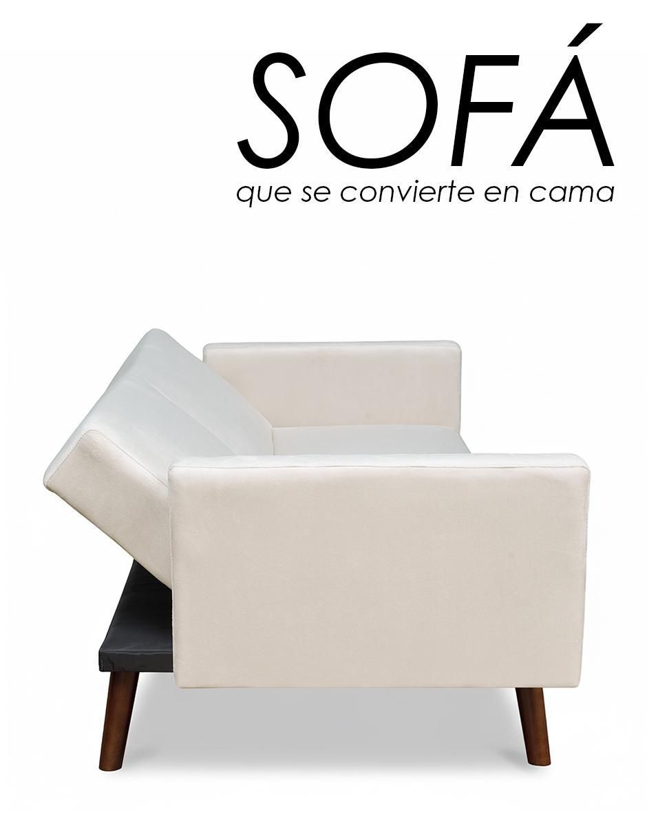 Sofá cama armable Aren de lino 2