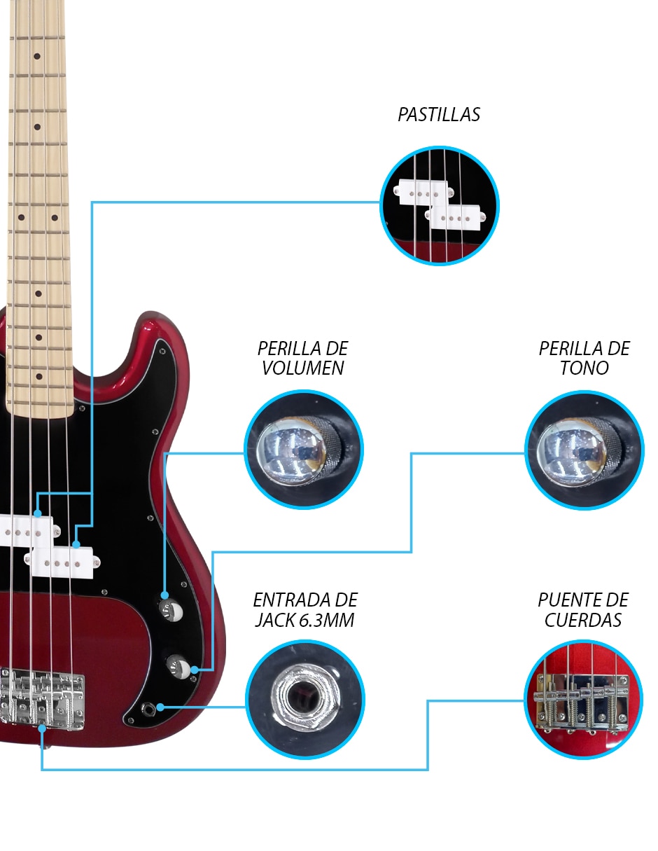 Kit guitarra eléctrica 045-sk 2