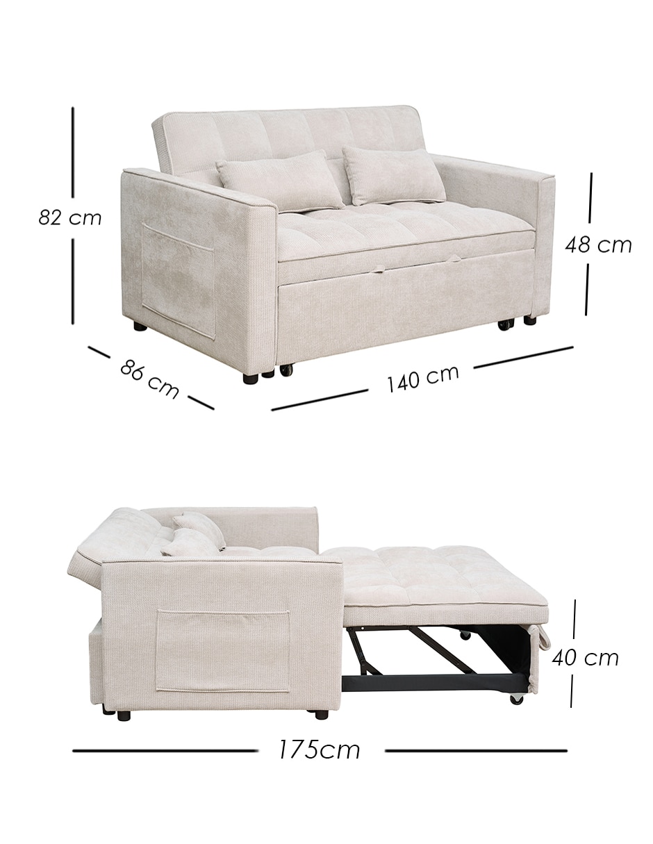 Sofá cama armable Nova 8