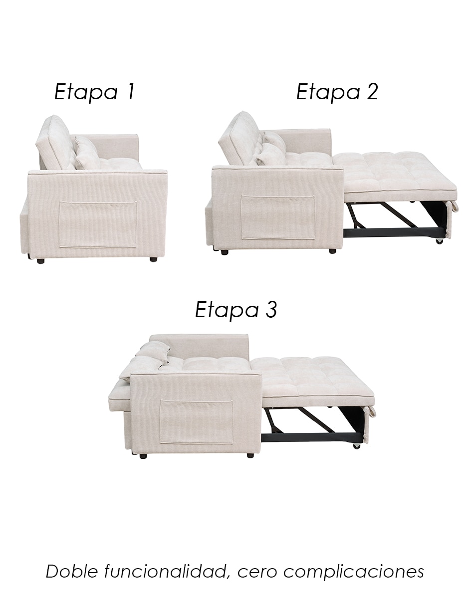 Sofá cama armable Nova 6