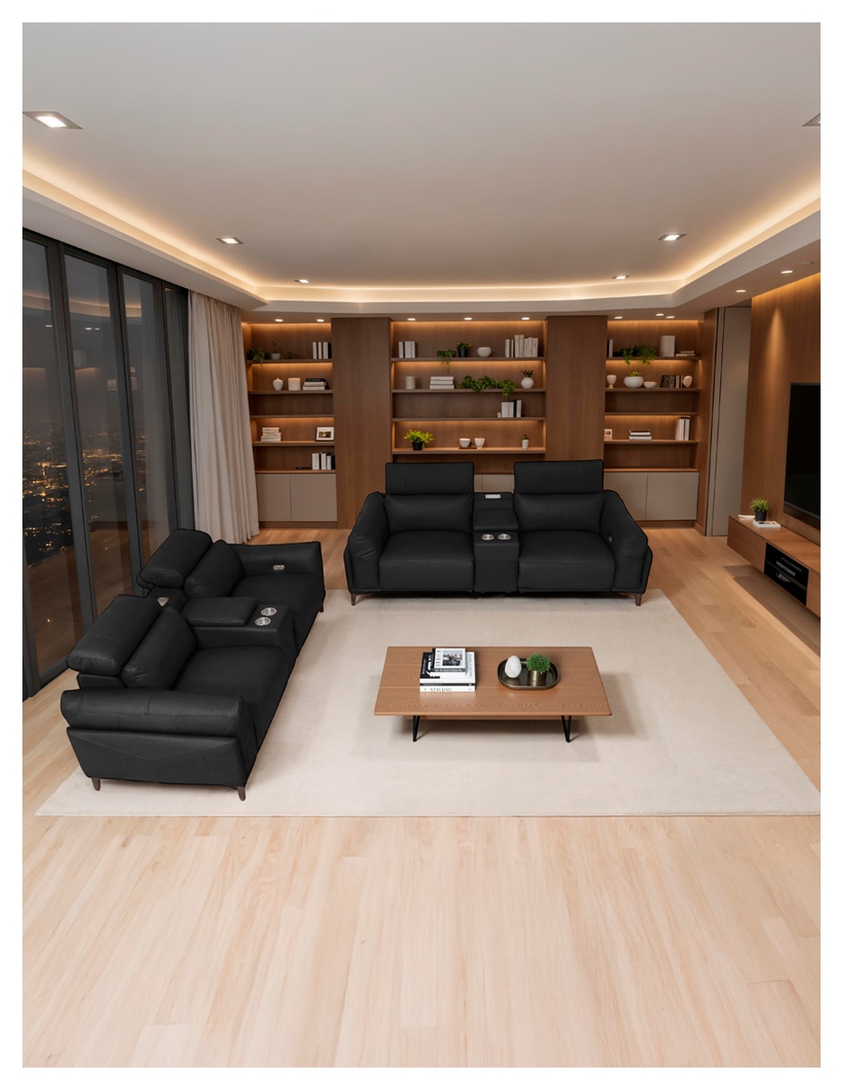 "love seat" boal sapri "de" piel y vinil