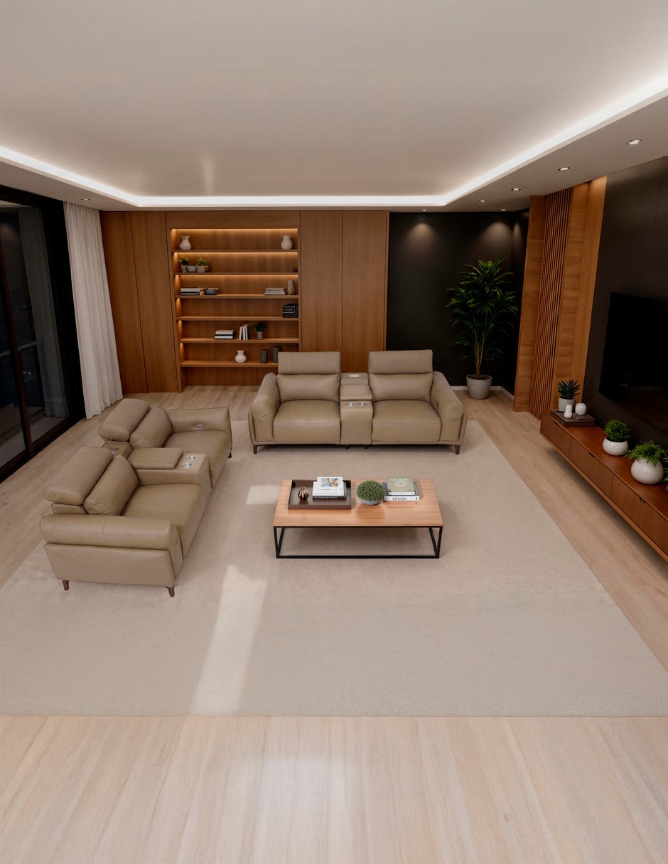 "love seat" boal sapri "de" piel y vinil