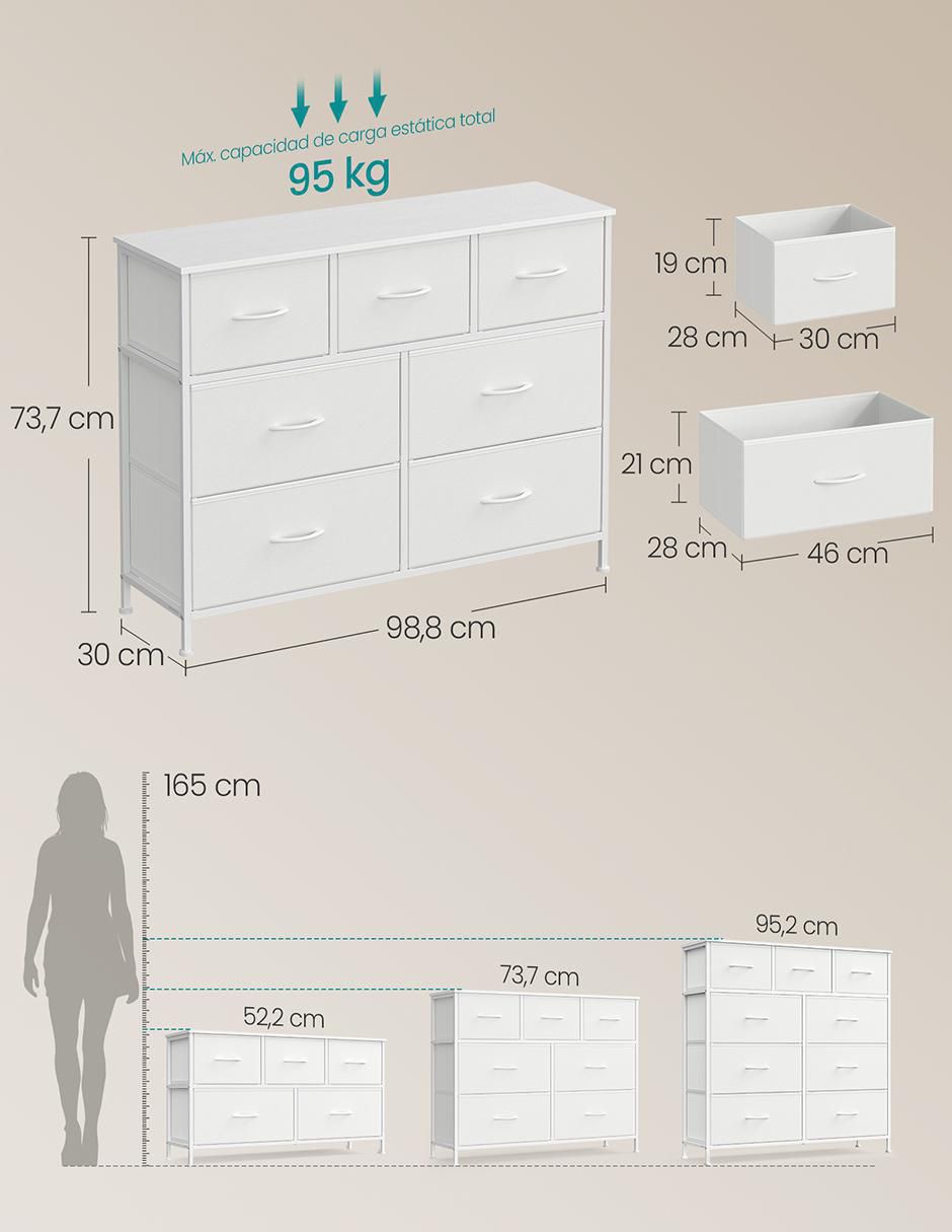 Cómoda Bellah de MDF 5