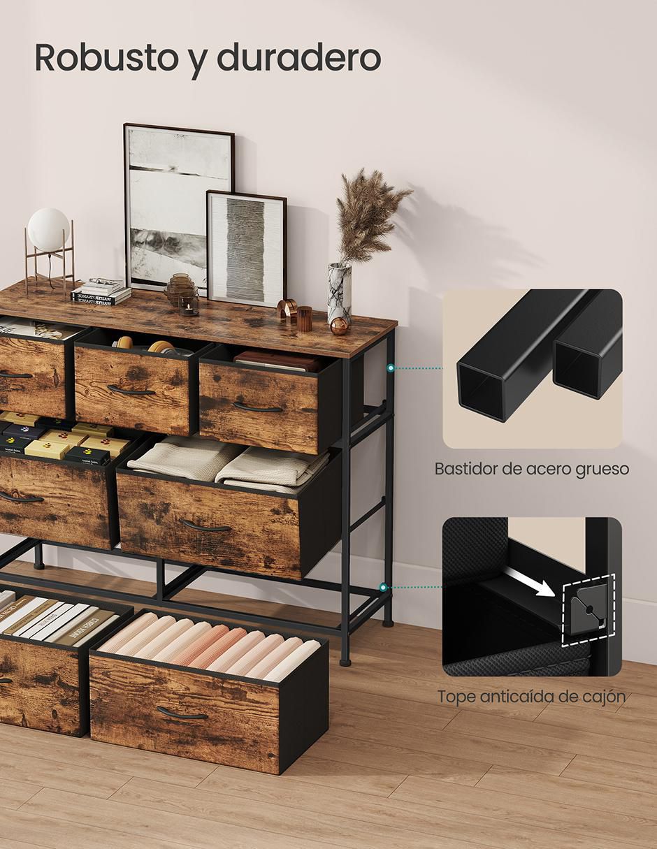 Cómoda Bellah de MDF