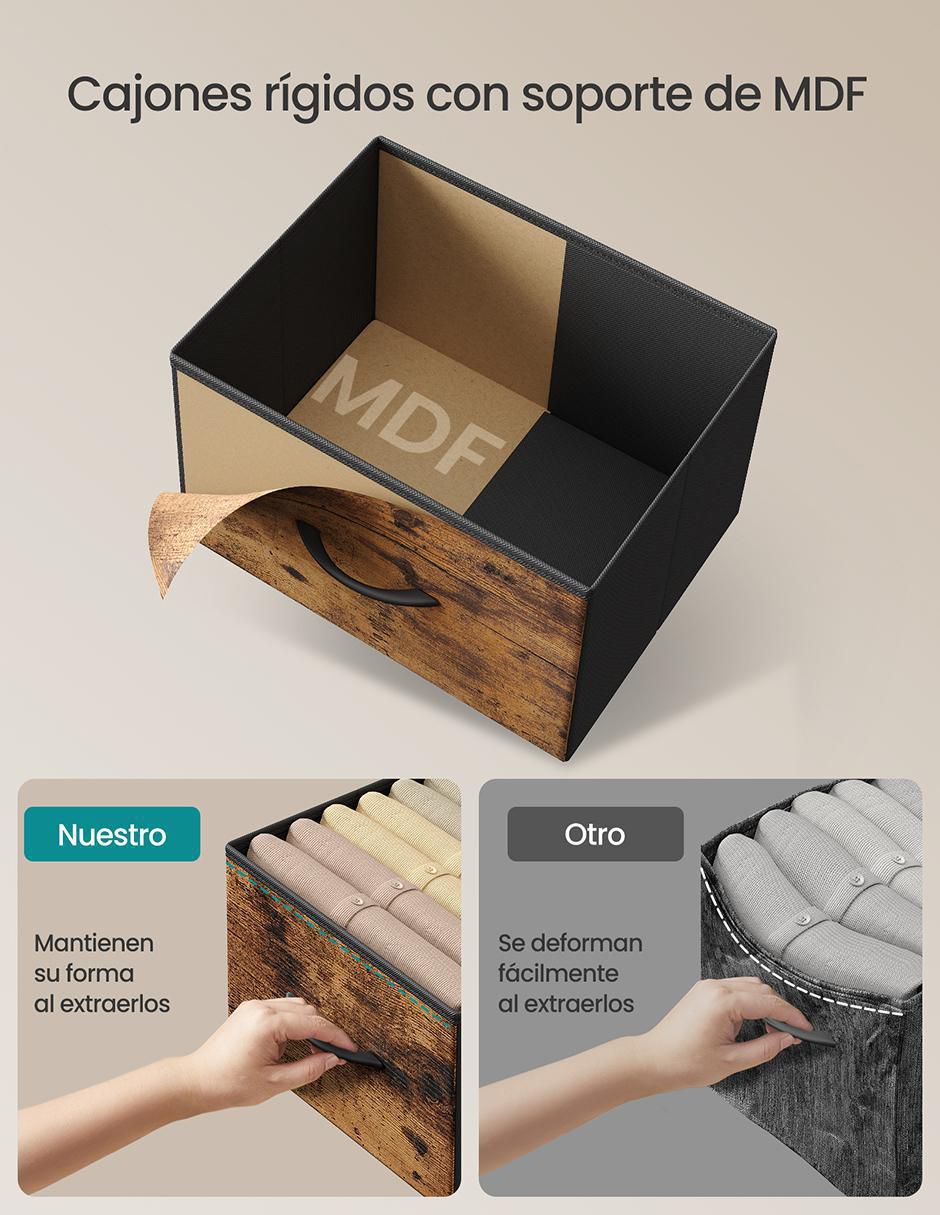 Cómoda Bellah de MDF