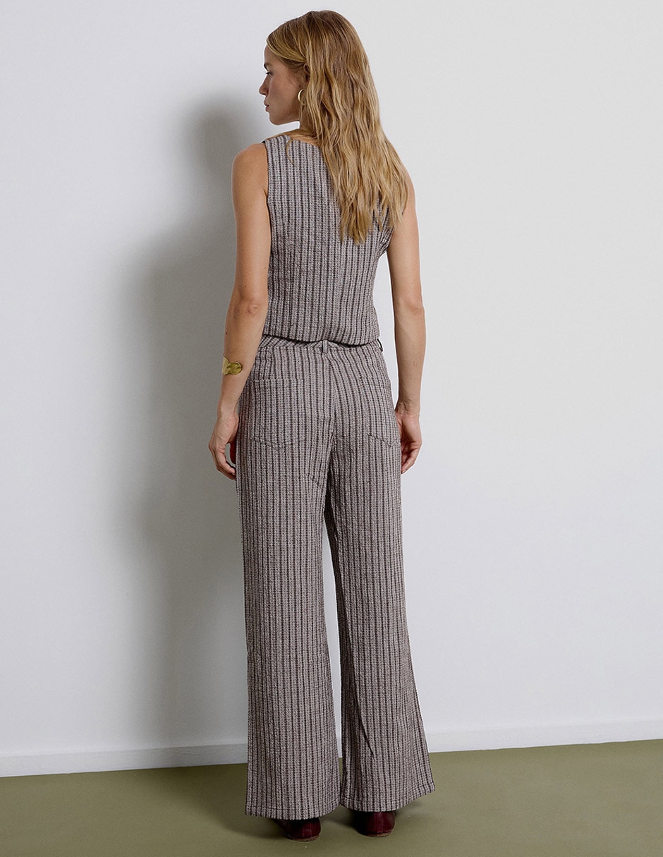 Pantalón acampanado Renatta&Go baggy para mujer