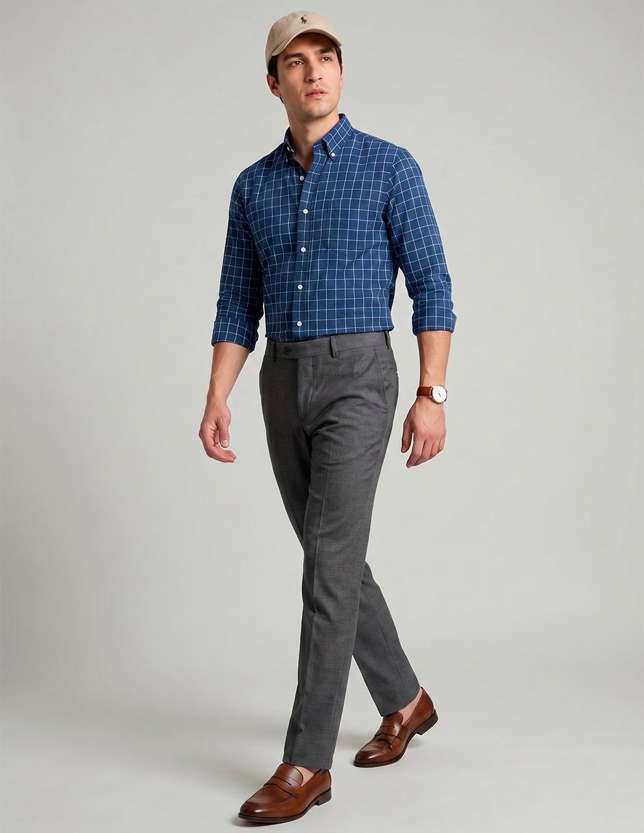 Pantalón de vestir slim para hombre 2