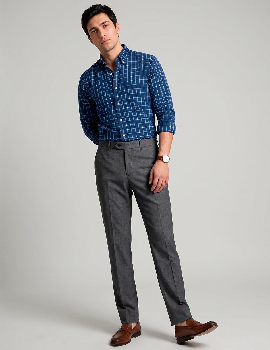 Pantalón de vestir slim para hombre Pantalón de vestir slim para hombre