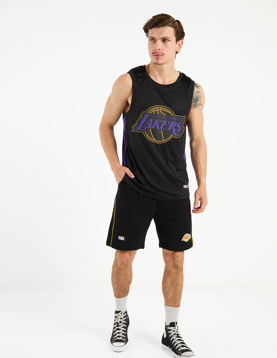 Short con bolsillos NBA Los Angeles Lakers para básquetbol hombre Short con bolsillos NBA Los Angeles Lakers para básquetbol hombre