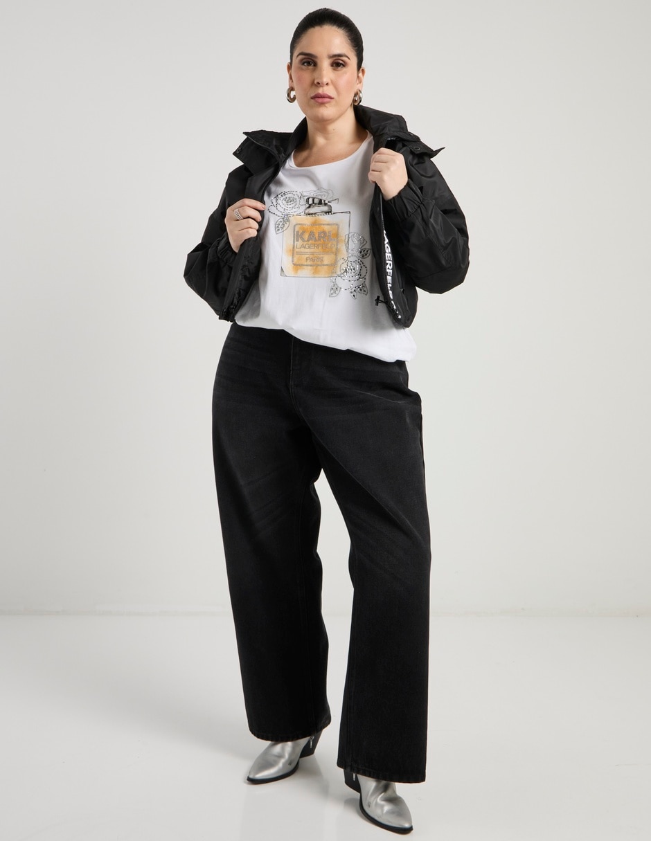 Playera manga corta cuello redondo mujer 5