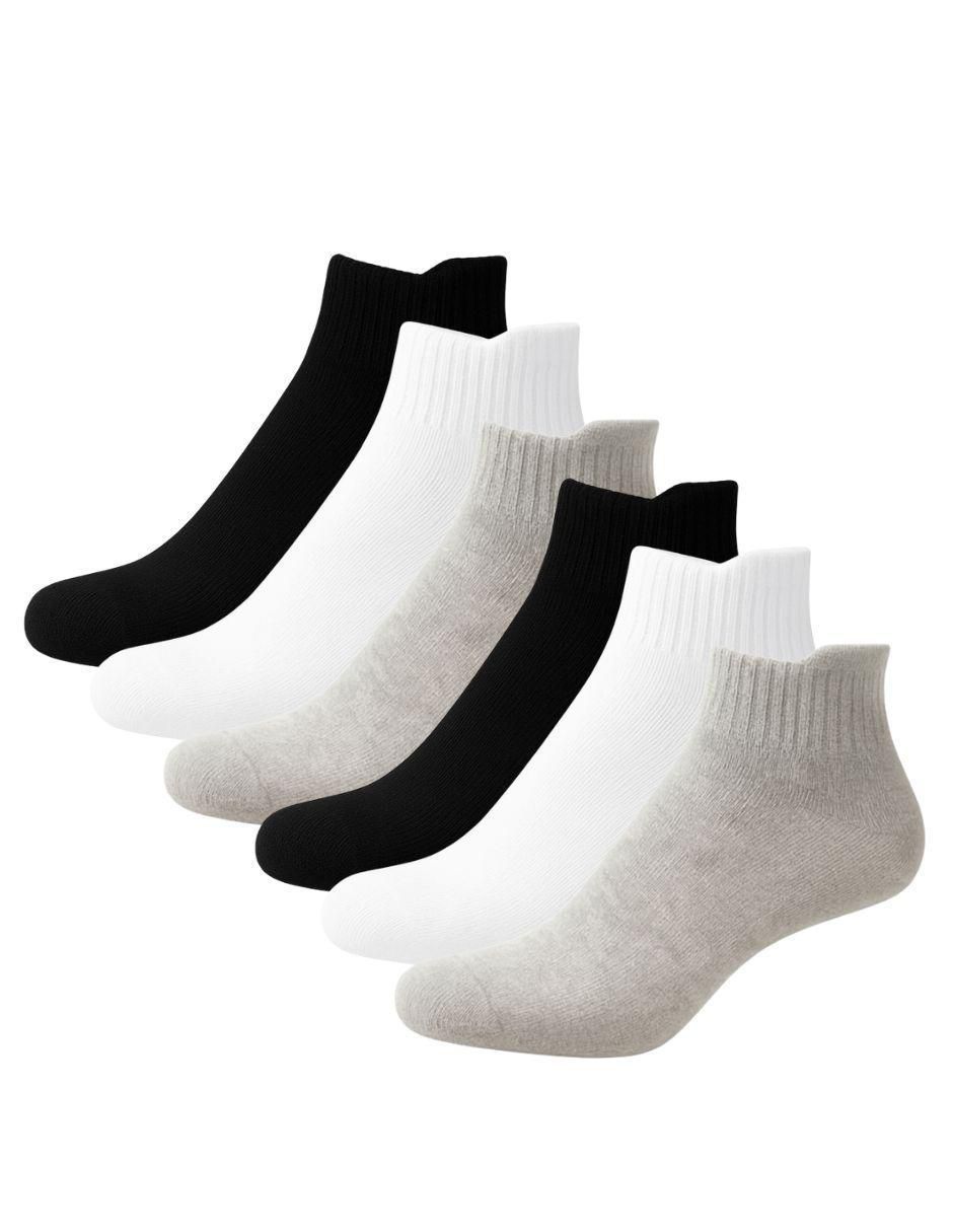 Calcetines John Nada transpirable de algodón Hombre 6 pares