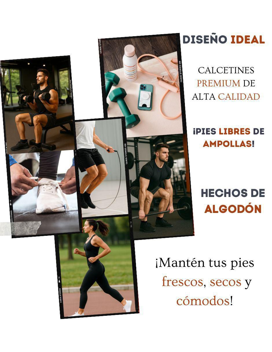 Calcetines John Nada transpirable de algodón Hombre 6 pares