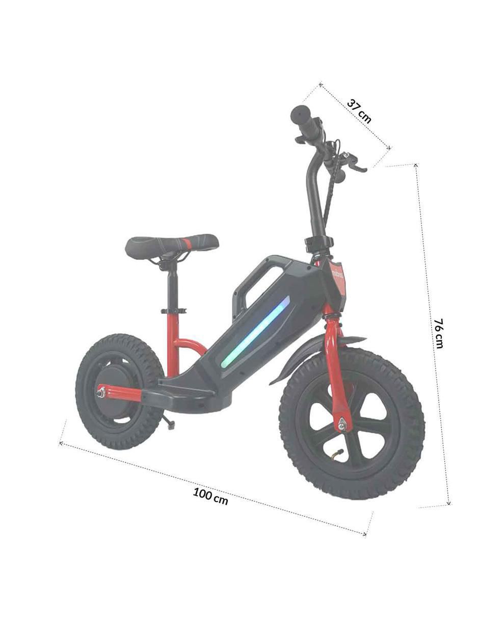 Bicicleta eléctrica K01 urbana rodada 12 10