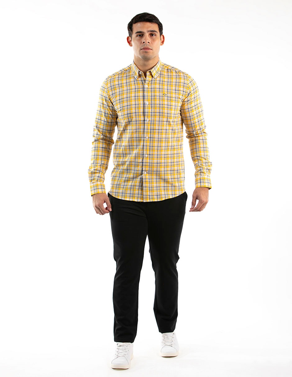 Camisa casual de manga larga para hombre 3