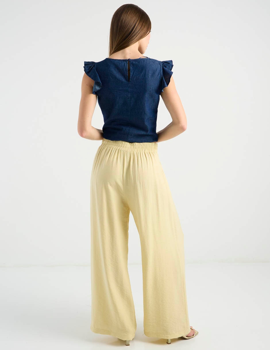 Pantalón wide leg para mujer 11