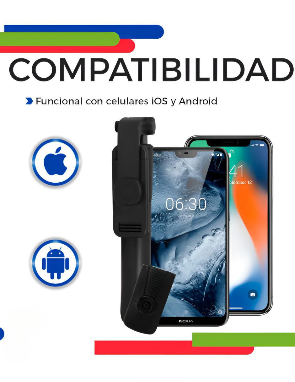 Selfie stick 7399 con controlo remoto