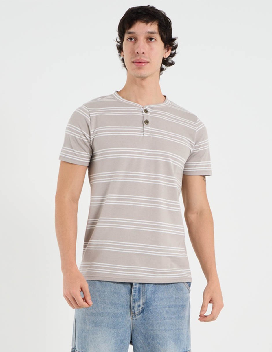 ninguno cuello henley para hombre 3