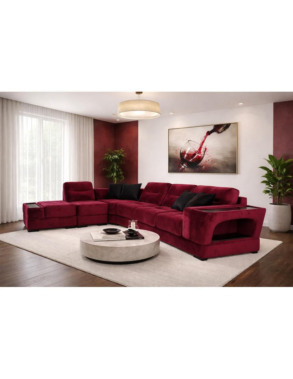 Sala modular Mastretta de terciopelo 19