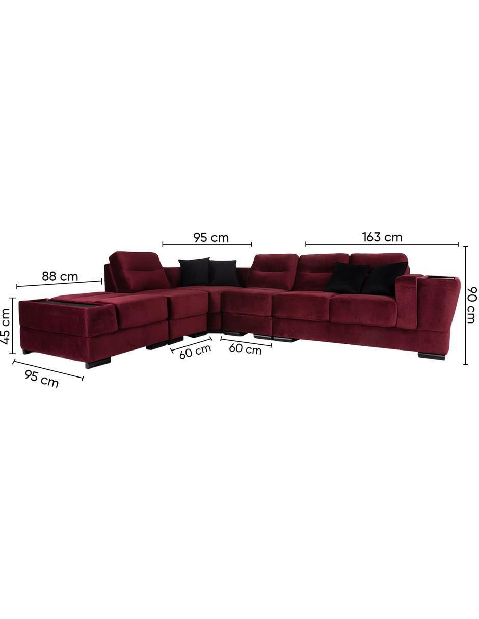 Sala modular Mastretta de terciopelo 21