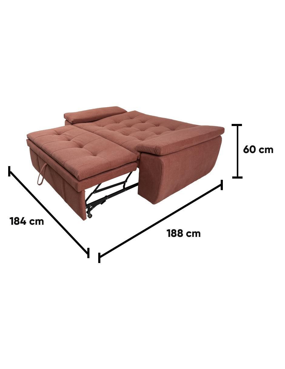 Sofá cama Granada de lino 8