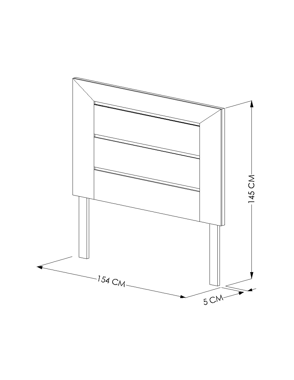 Set Recámara Dixy de MDF