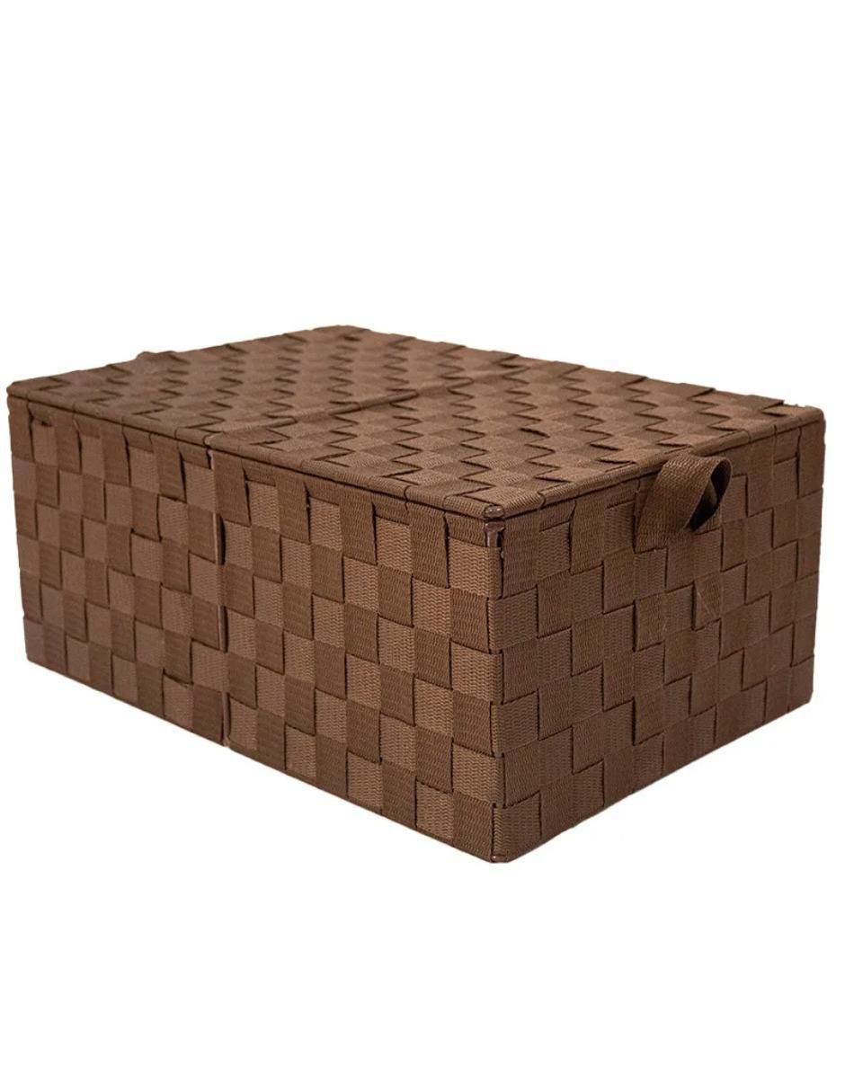 Canasta con forma rectangular Limpro de plástico
