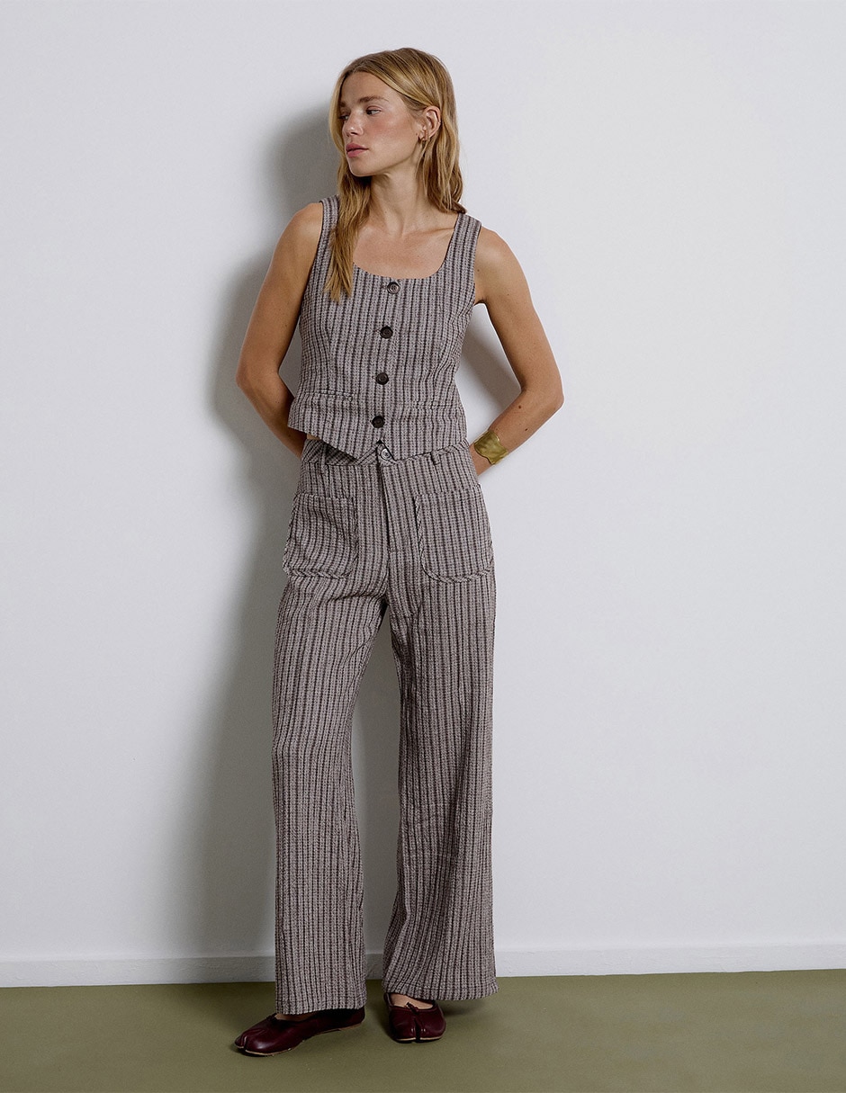Top Renatta&Go escote cuadrado tirante ancho