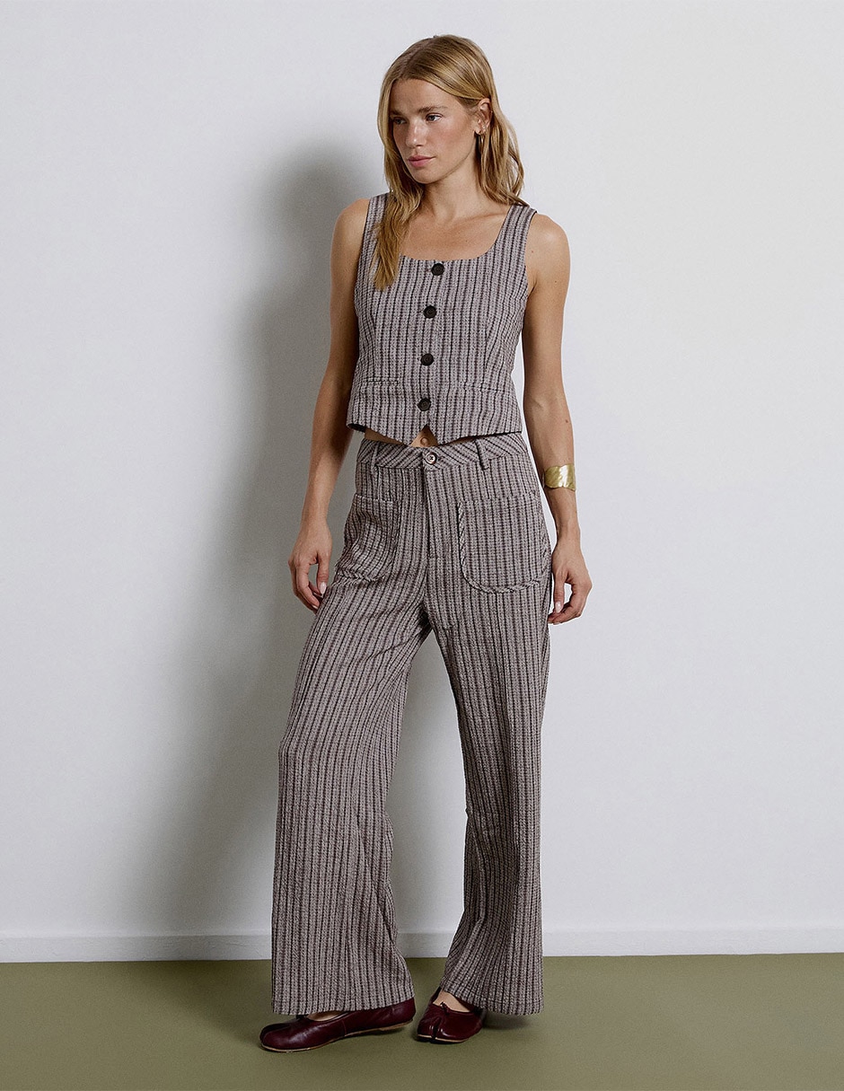 Top Renatta&Go escote cuadrado tirante ancho