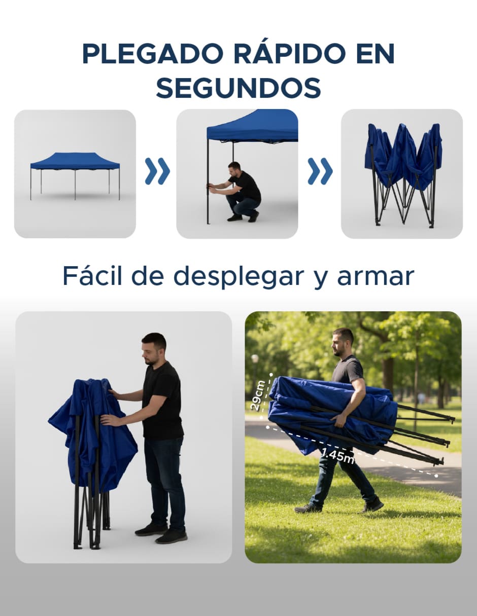 Carpa The Finix Ancho 6 m x Largo 3 m