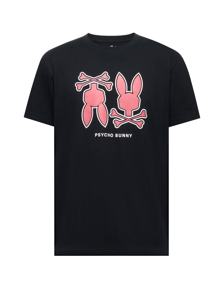 Playera Psycho Bunny FD25 cuello redondo para hombre