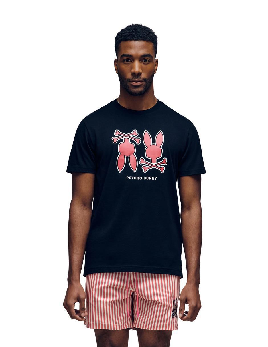 Playera Psycho Bunny FD25 cuello redondo para hombre