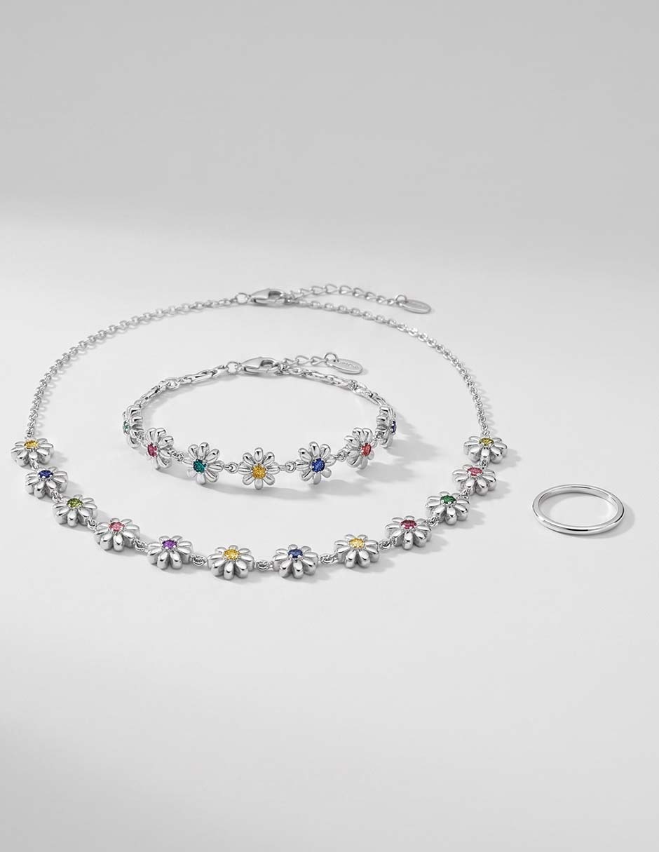 Set Anillo y pulsera flores Set Anillo y pulsera flores