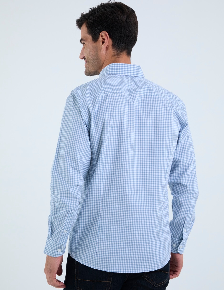 Camisa casual Dioro de algodón manga larga para hombre