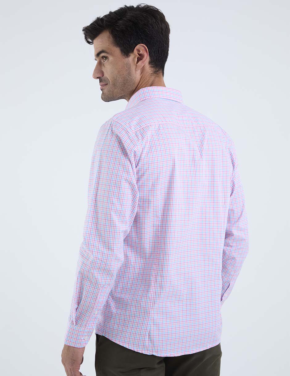 Camisa casual de algodón manga larga para hombre 2