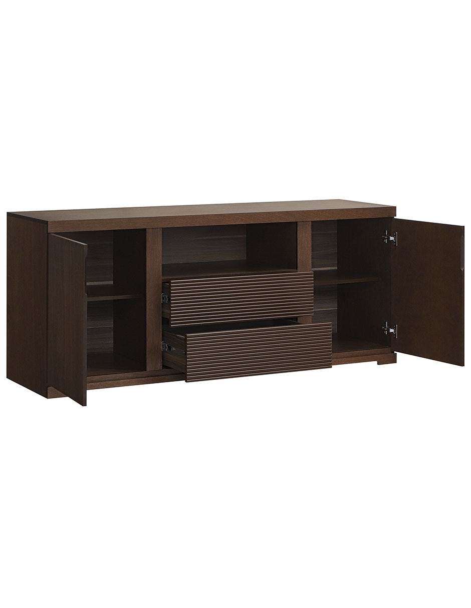 Mueble de TV Tremont de chapa madera