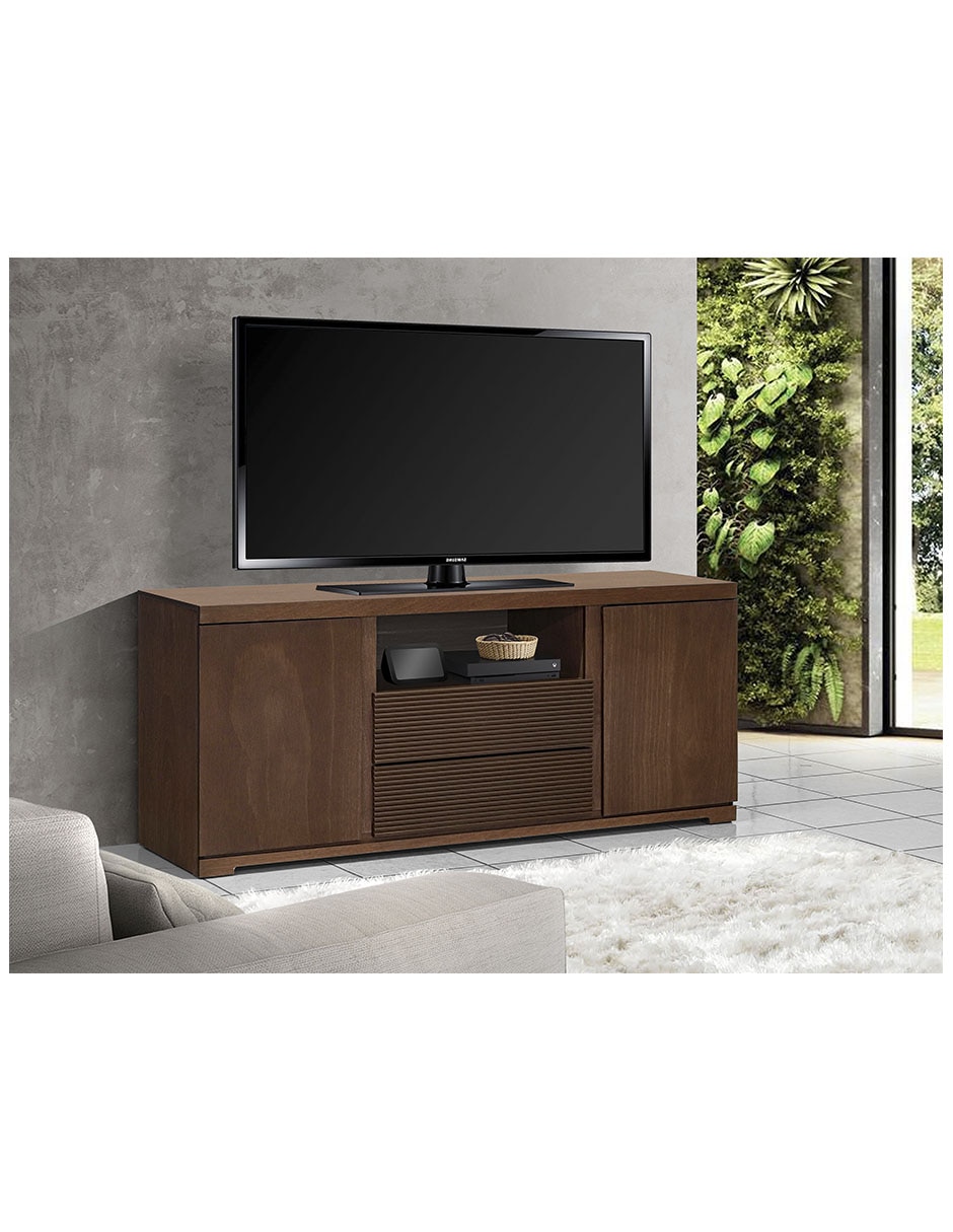Mueble de TV Tremont de chapa madera