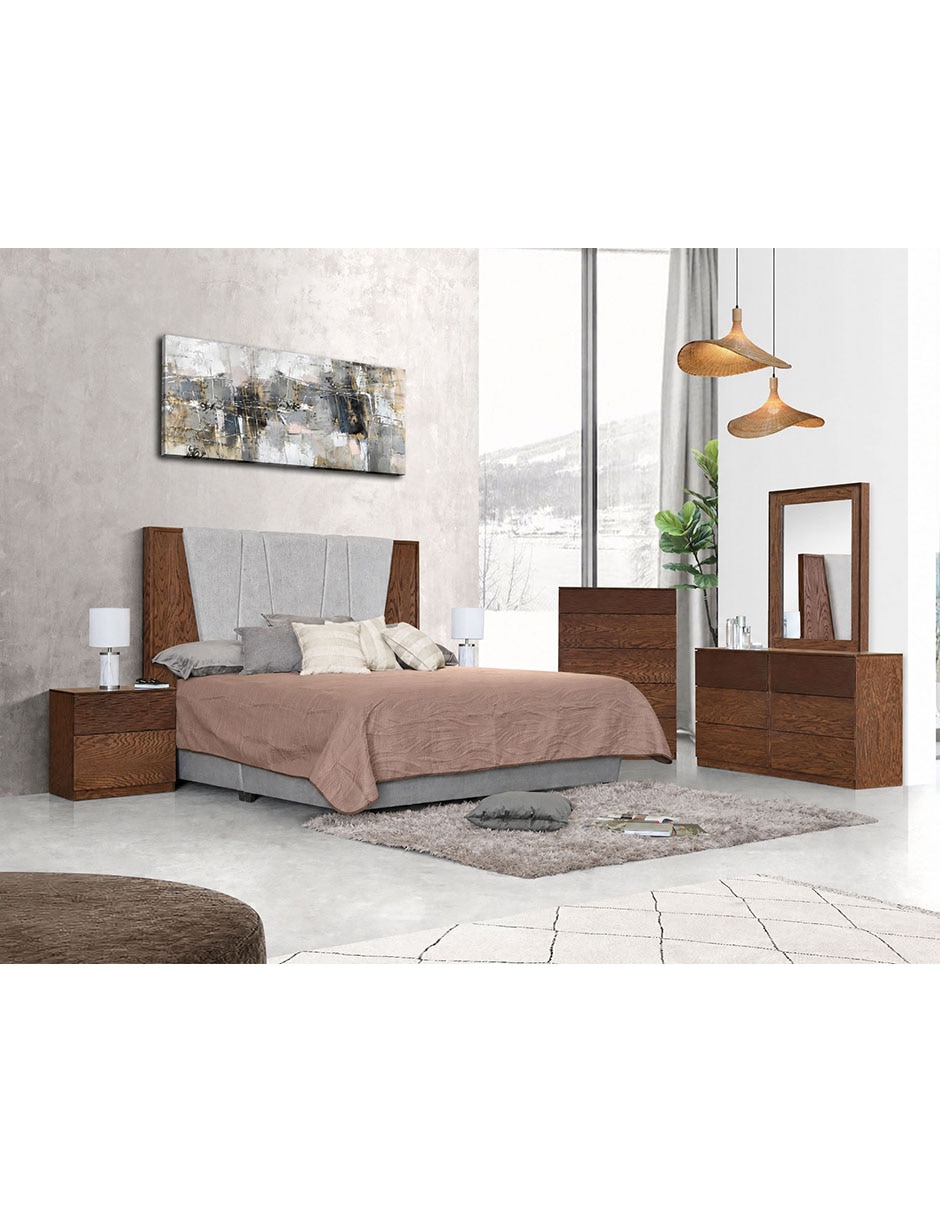 Cabecera altea de chapa madera