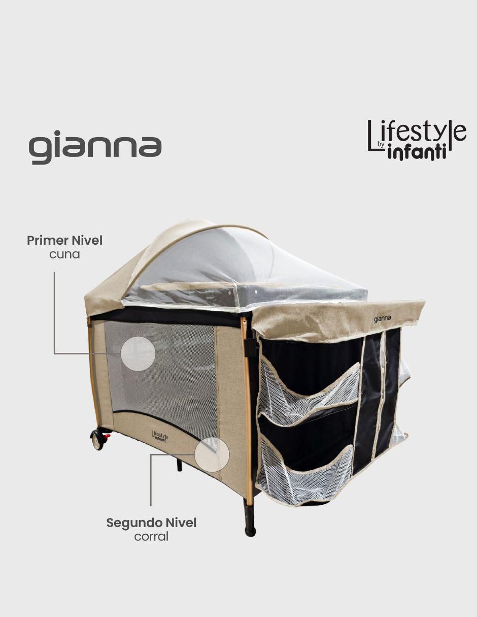 Cuna de viaje Gianna 2 en 1 4