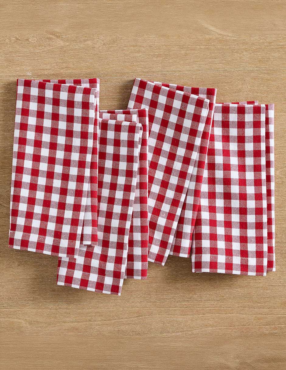 Set servilleta Baxter Gingham 4 piezas Set servilleta Baxter Gingham 4 piezas
