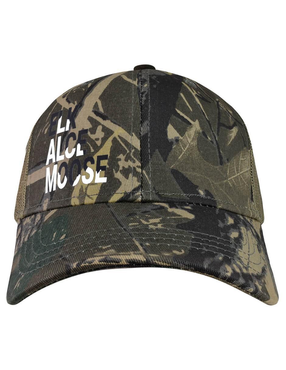 Gorra con visera curva velcro Elk, Alce, Moose para adulto 1