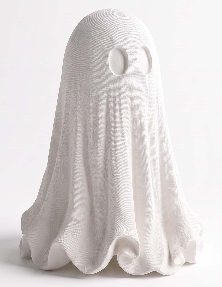 Figura decorativa de Halloween Cementerium con forma de fantasma 2