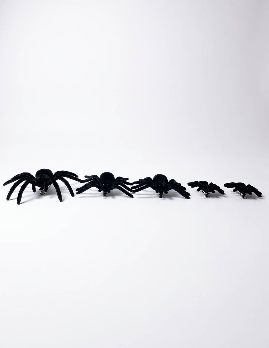 Set figura decorativa de Halloween Cementerium con forma de araña