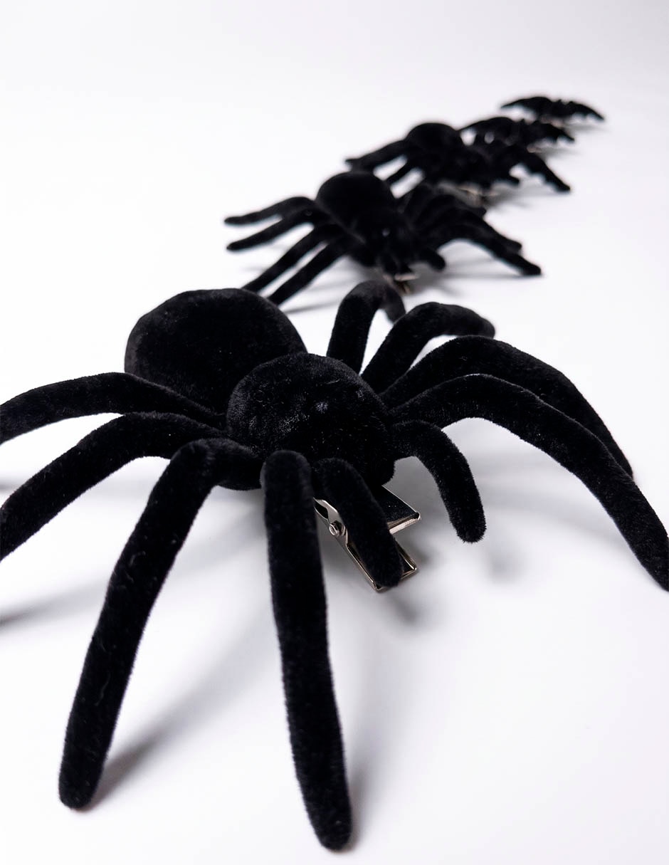 Set figura decorativa de Halloween Cementerium con forma de araña