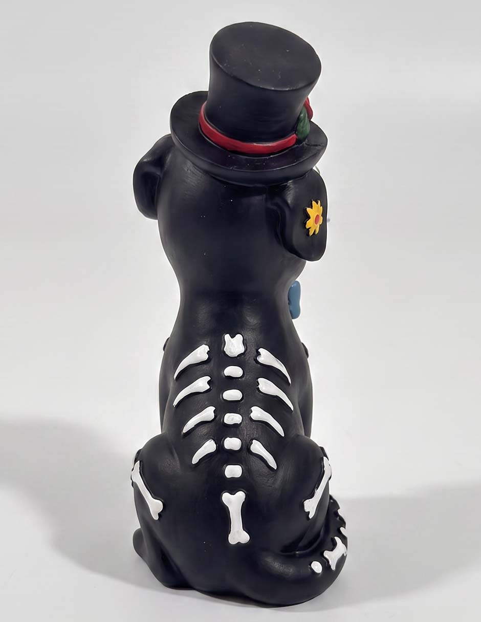 Figura decorativa con forma de perro catrín 2