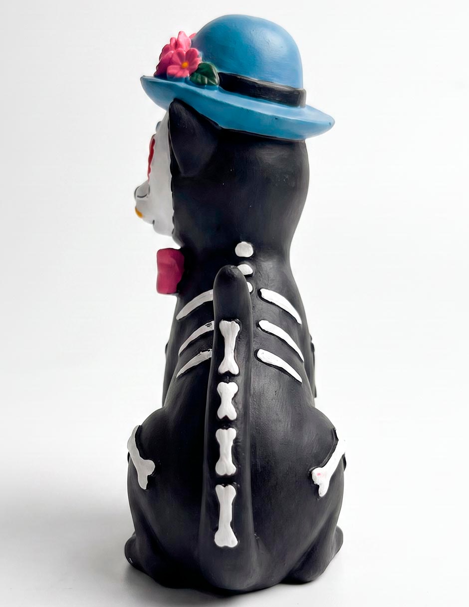 Figura decorativa de Halloween con forma de gato 2